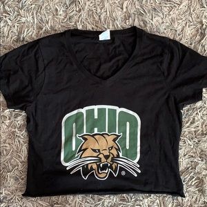 Ohio University crop top